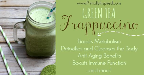 Green Tea Frappuccino Recipe Primally Inspired