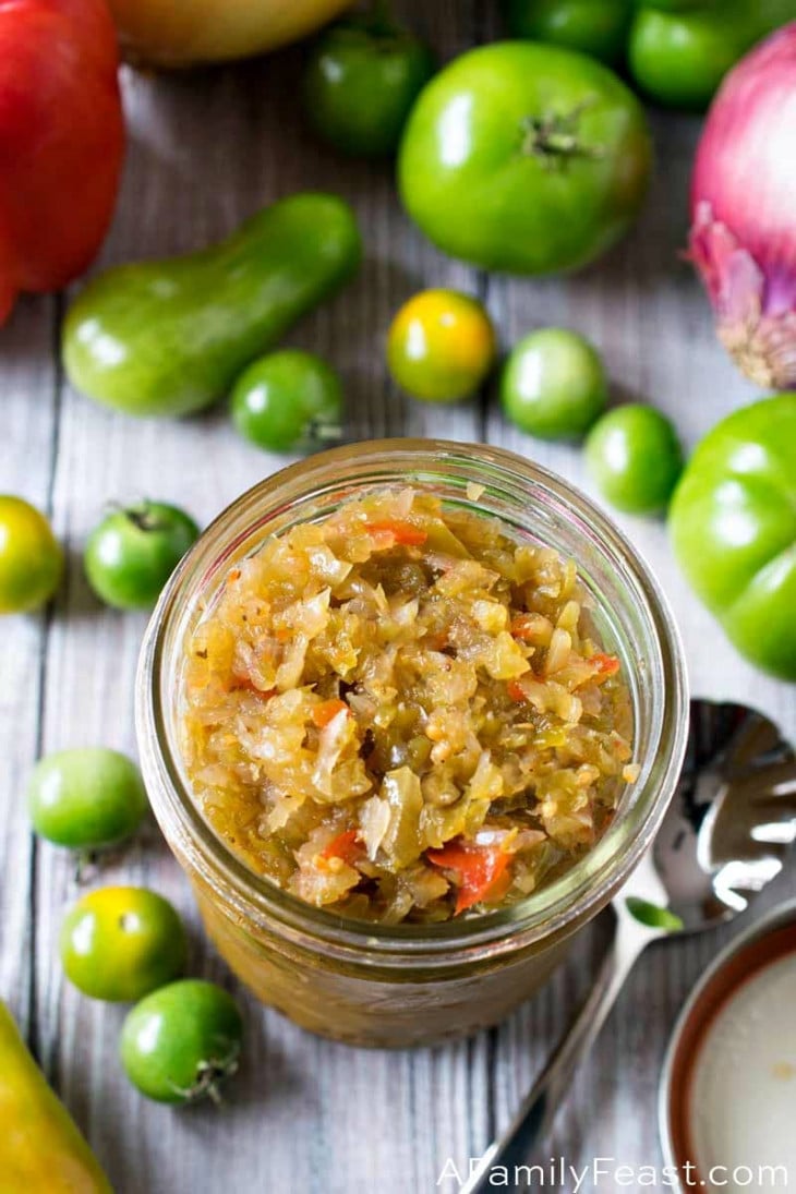 Green Tomato Relish A Family Feast