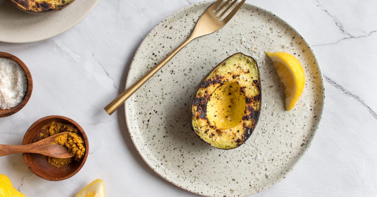 Grilled Avocados Slender Kitchen Receta