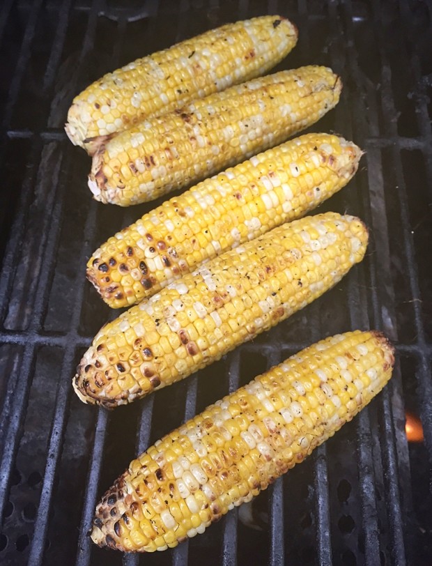 Grilled Corn In Foil With Lemon Dill Butter Natashaskitchen Com