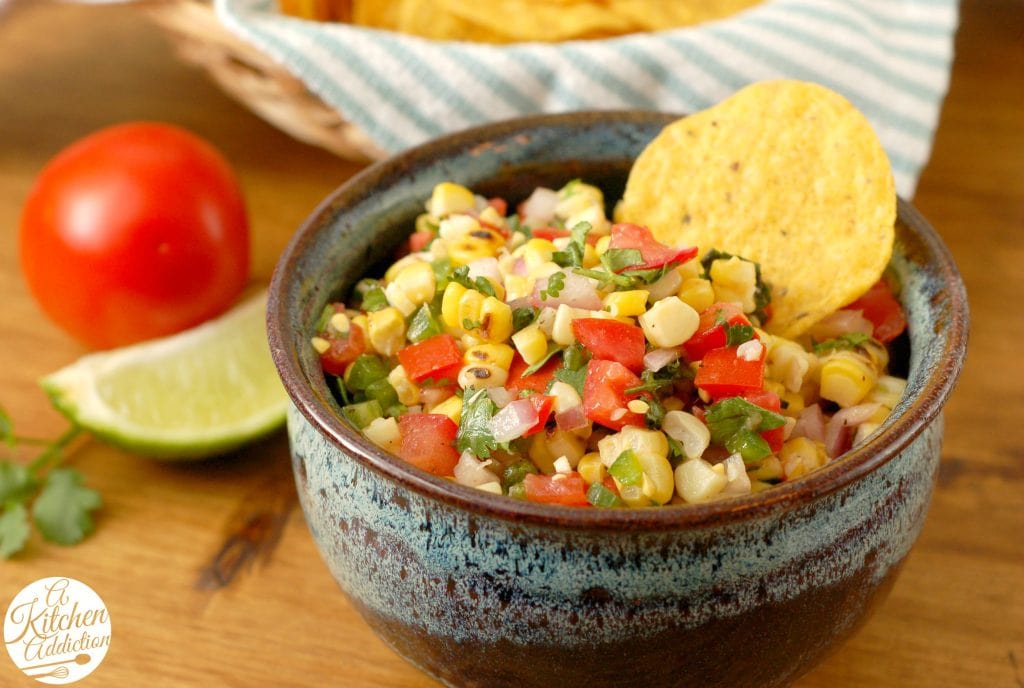 Grilled Corn Salsa A Kitchen Addiction