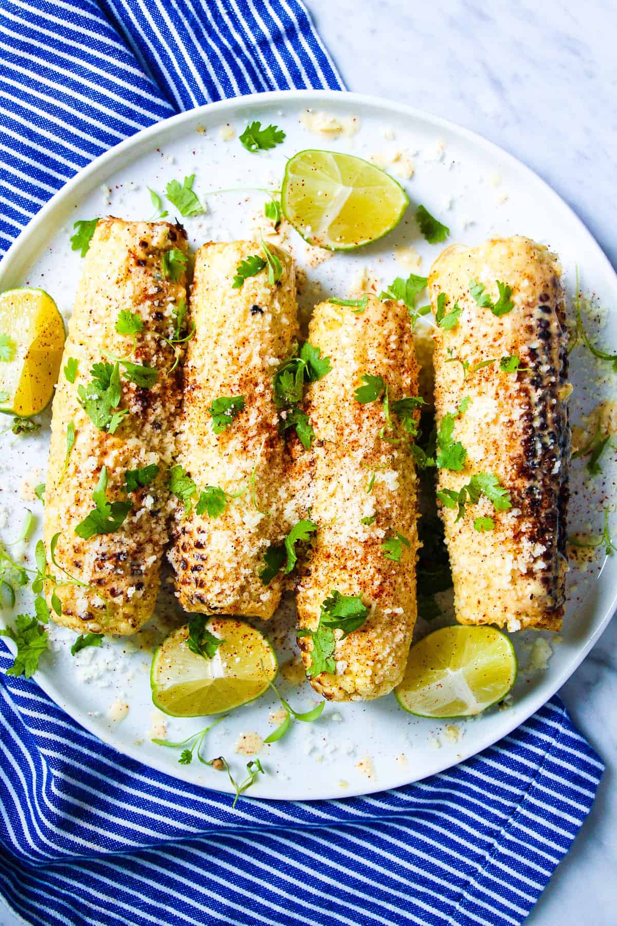 Grilled Mexican Street Corn