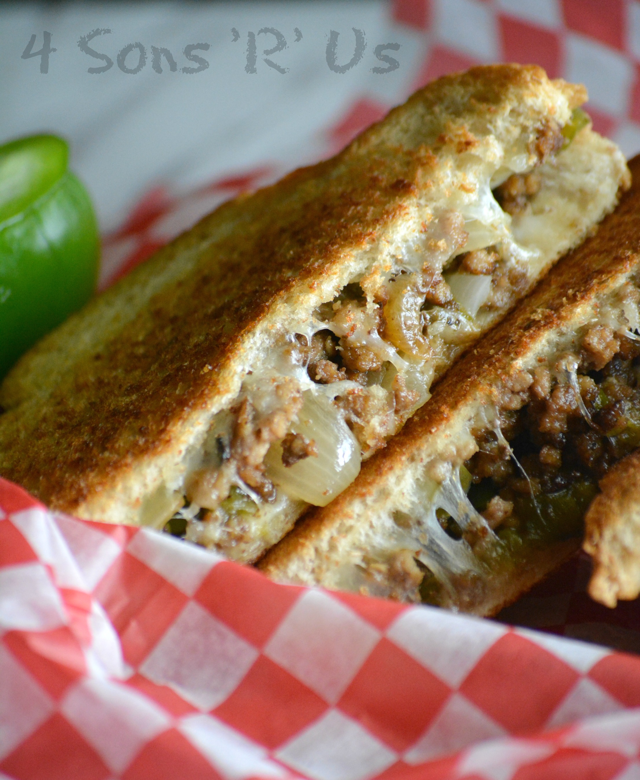 Ground Beef Sandwhich Receipes Ground Beef Philly Cheesesteak Grilled