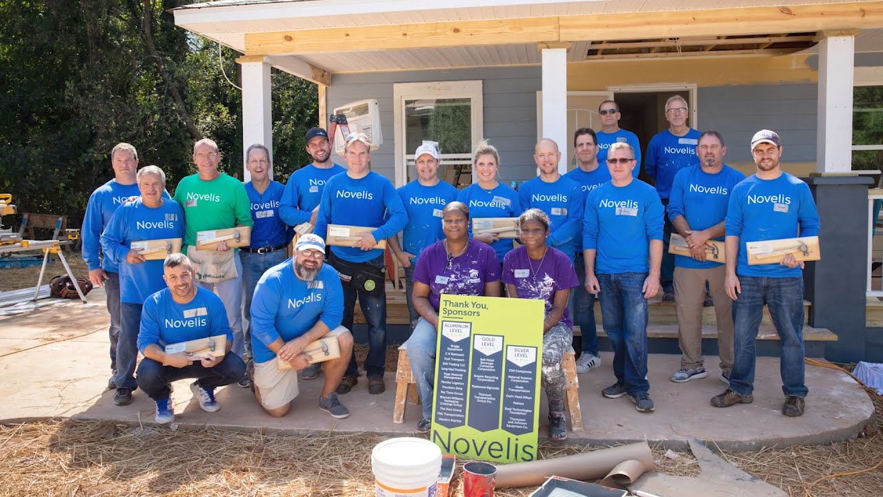 Habitat For Humanity Wins Second Straight Novelis Can Grant The Metal