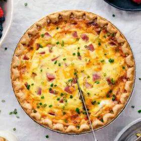 Ham And Cheese Quiche Easiest Quiche Chelsea S Messy Apron