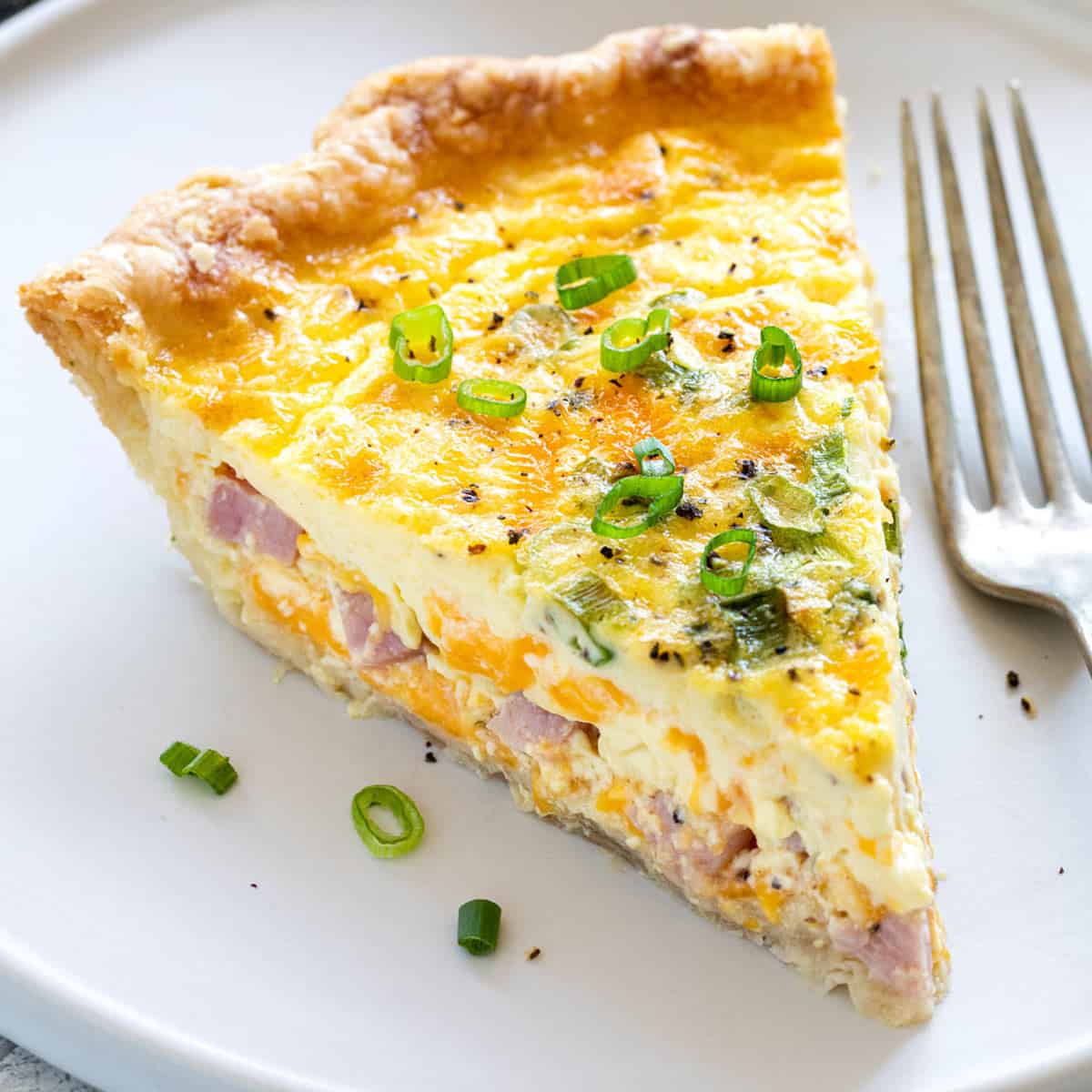 Ham And Cheese Quiche Recipe With Spinach Linger