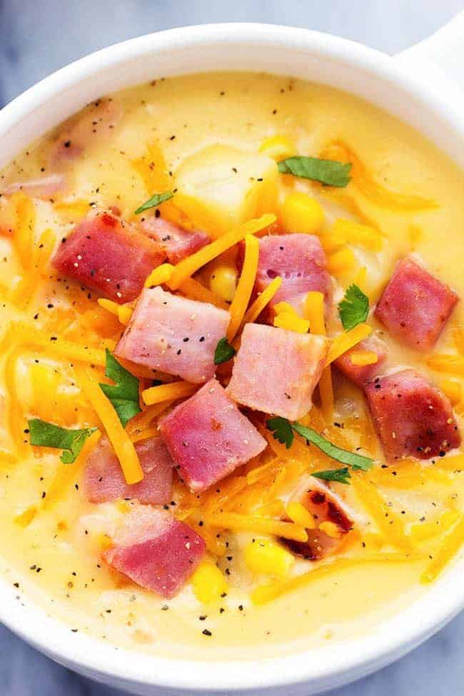 Ham And Potato Cheddar Soup Recipe The Recipe Critic