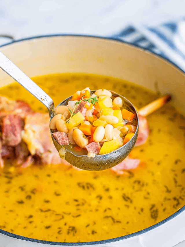 Ham Bone Soup Perfect For Leftover Ham Bone Julie Amp 39 S Eats Amp Treats