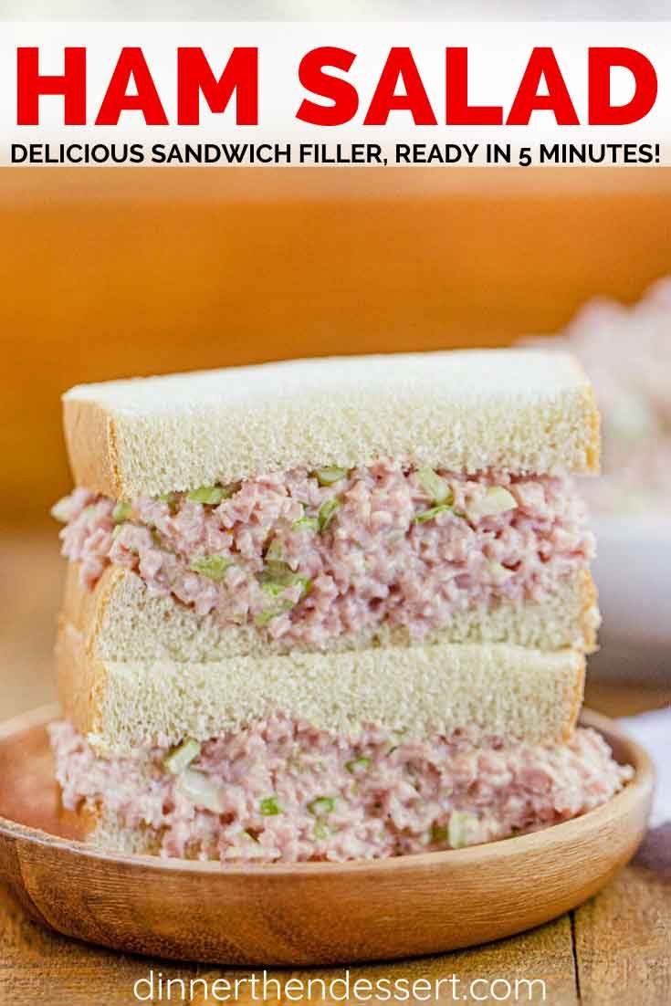 Ham Salad Is An Easy Appetizer Or Sandwich Perfect For Holiday Leftovers Made With Diced Ham