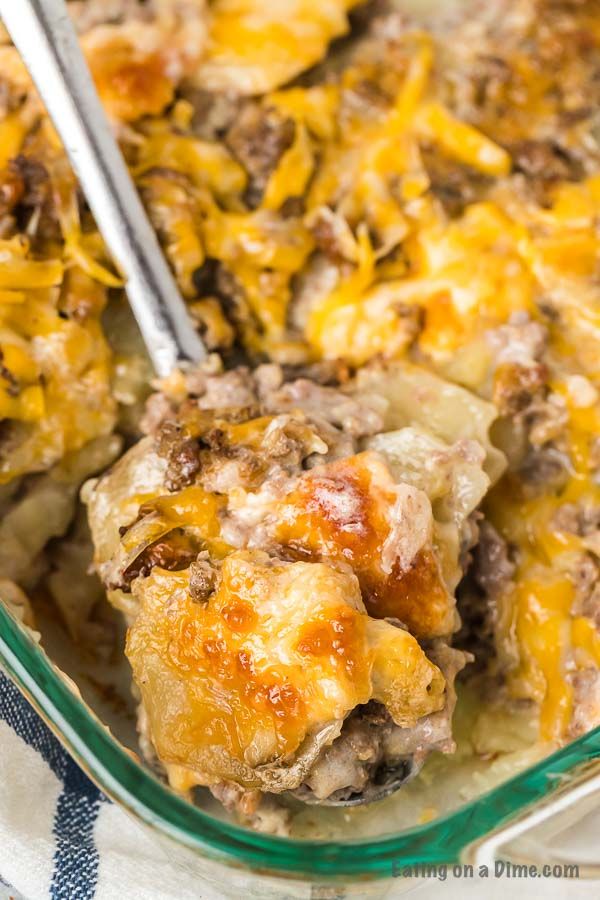 Hamburger Potato Casserole Easy Delicious One Pot Meal Glenda Embree