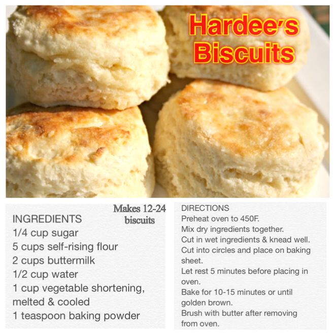 Hardee's Biscuit Recipe: Secret Ingredients Revealed