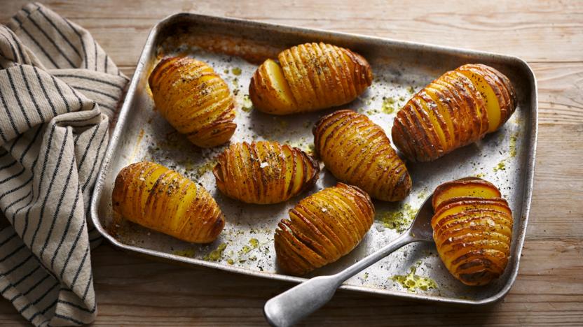 Hasselback Potatoes Recipe Bbc Good Food