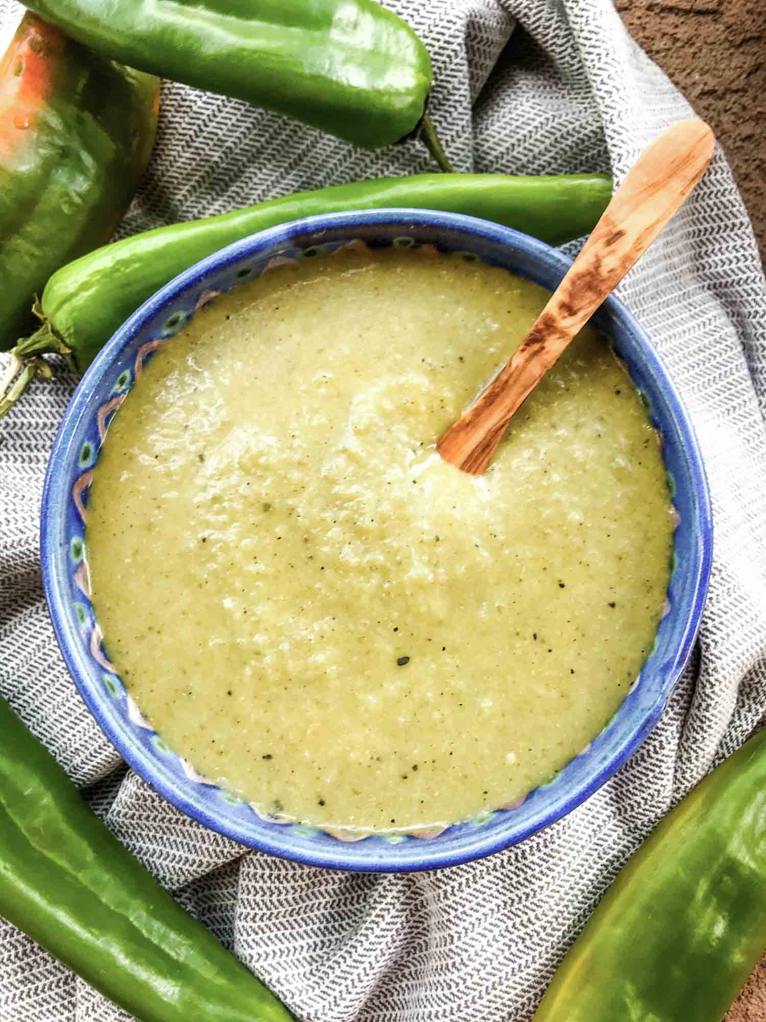 Hatch Green Chile Enchiladas With Gluten Free Green Chile Sauce Green