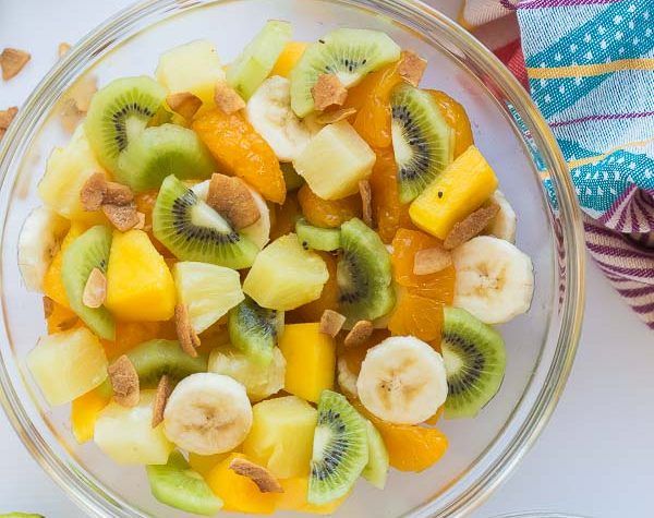 Hawaiian Fruit Salad Recipe With Honey Lime Yogurt Dressing Video