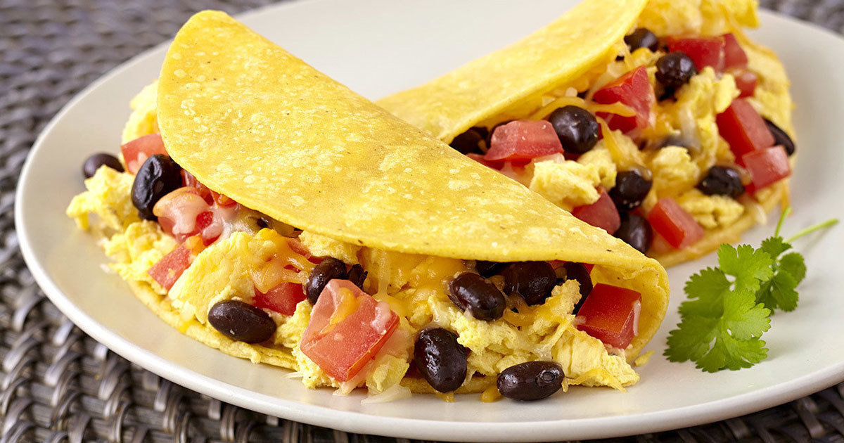 Healthy Breakfast Soft Taco Recipe Hungry Girl