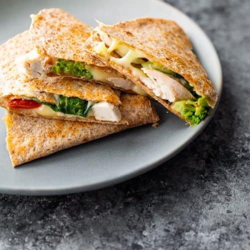 Healthy Chicken Quesadilla Recipe Sweet Peas And Saffron