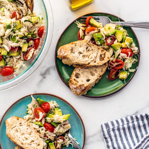 Healthy Crab Meat Salad With Lime Killing Thyme