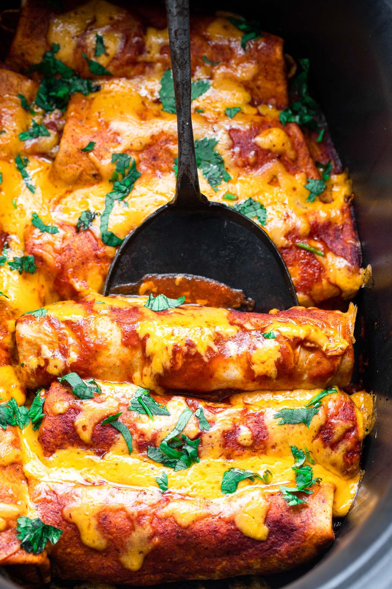 Healthy Crock Pot Chicken Enchiladas An Easy Healthy Weeknight