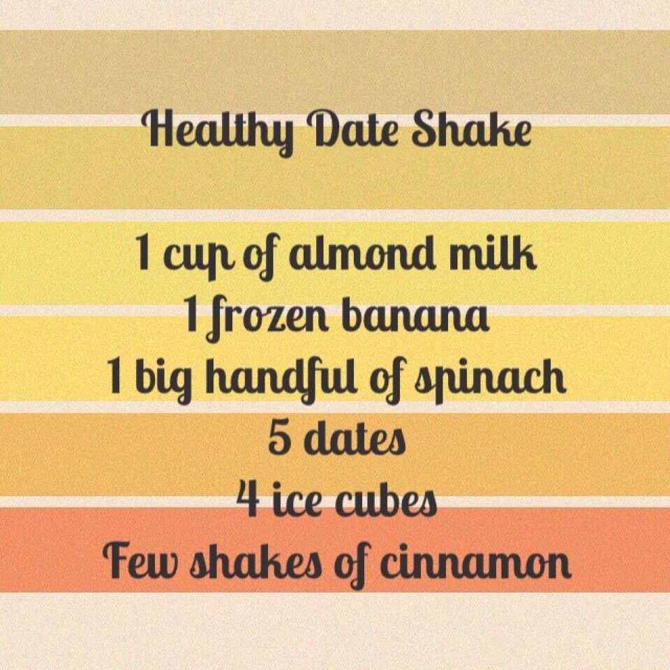 Healthy Date Shake