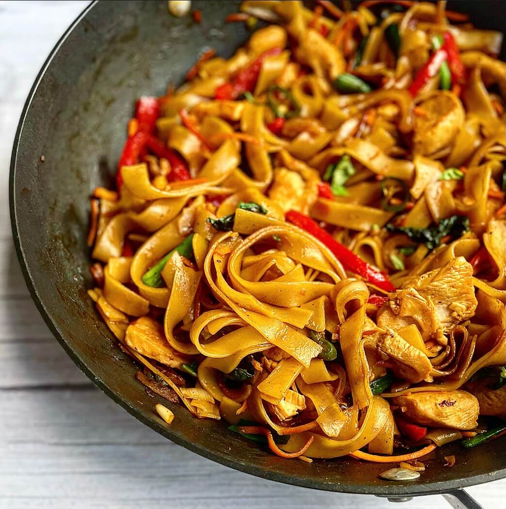 Healthy Drunken Noodles Pad Kee Mao Lite Cravings