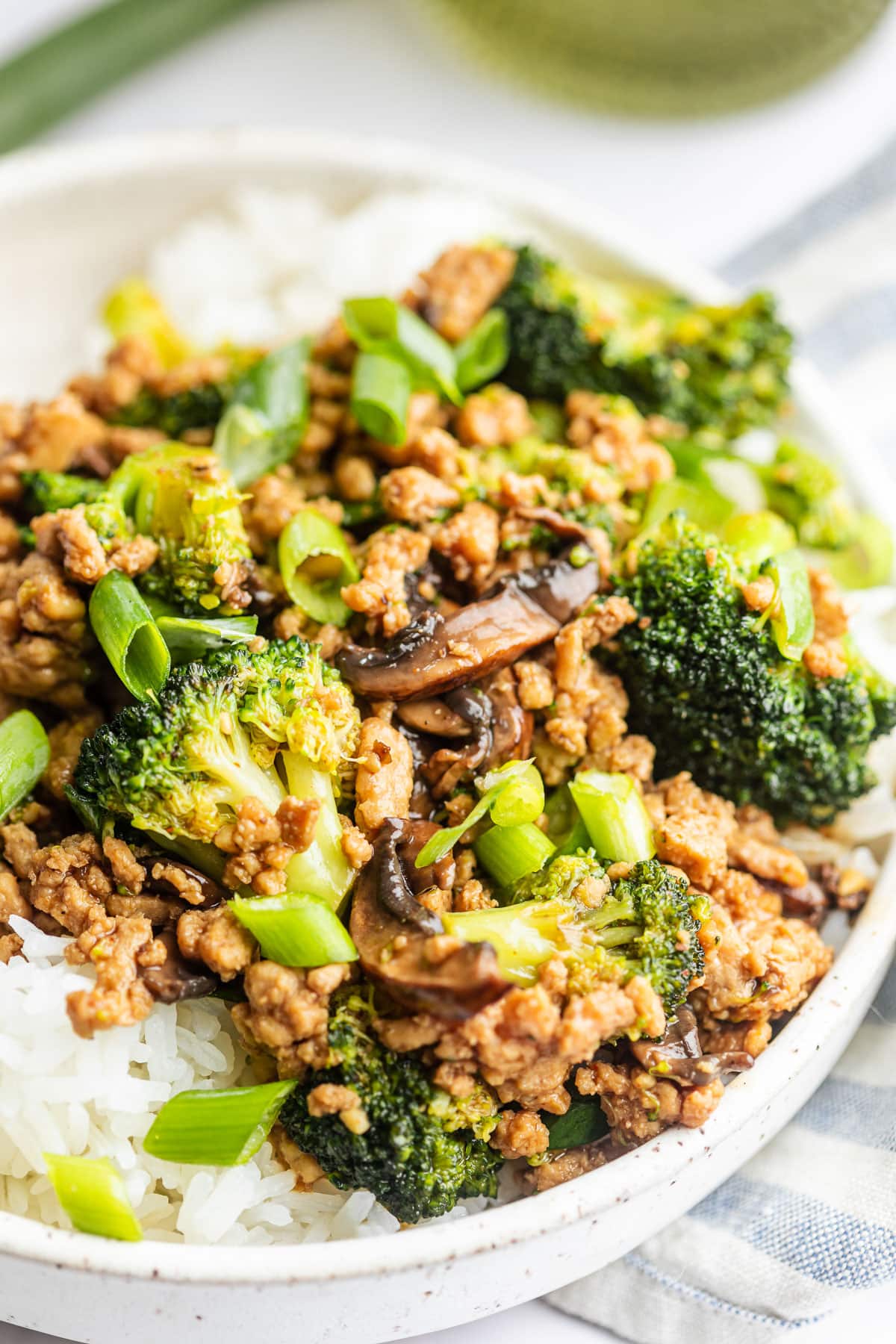 Healthy Ground Chicken And Broccoli Stir Fry The Whole Cook