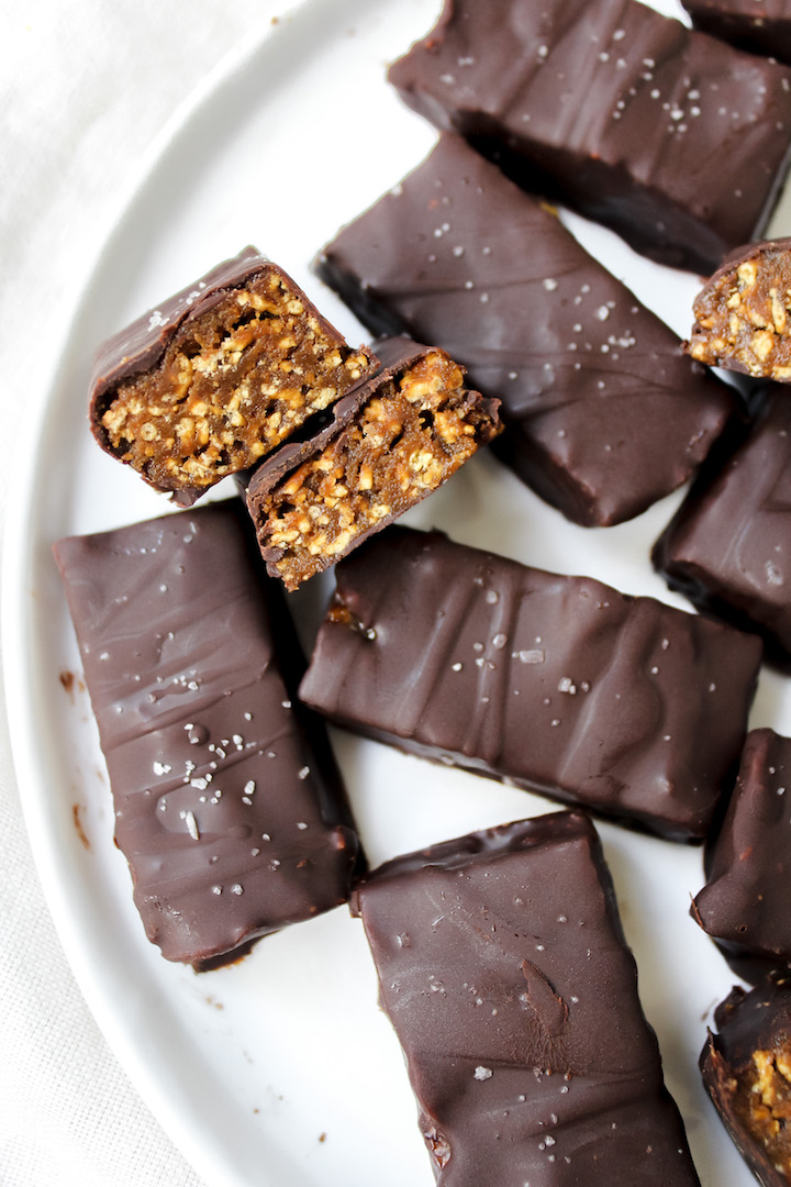 Healthy Homemade Butterfingers Gluten Free Vegan Amanda Lee