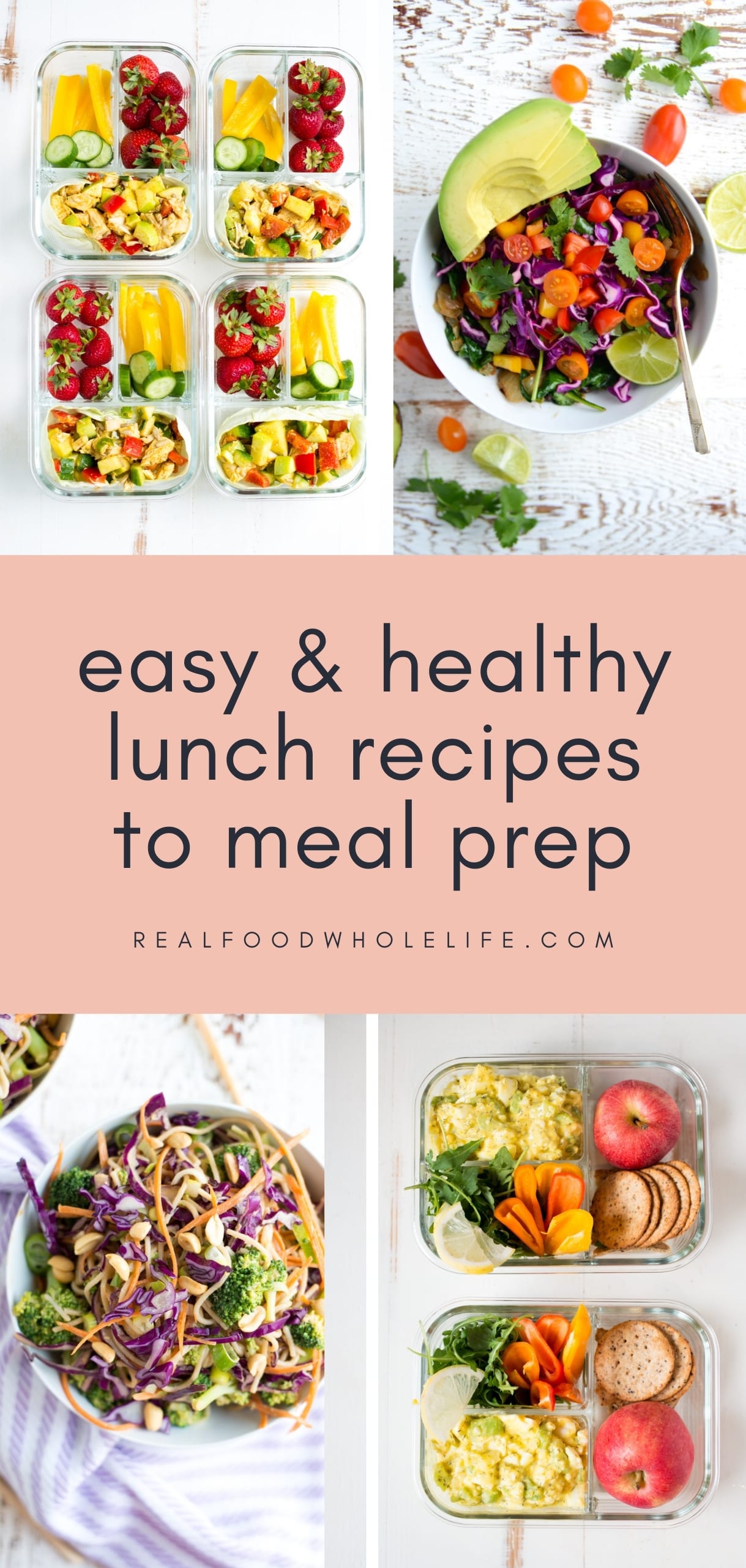 Healthy Lunches For Work Healthy Lunch Meal Prep Lunch Recipes