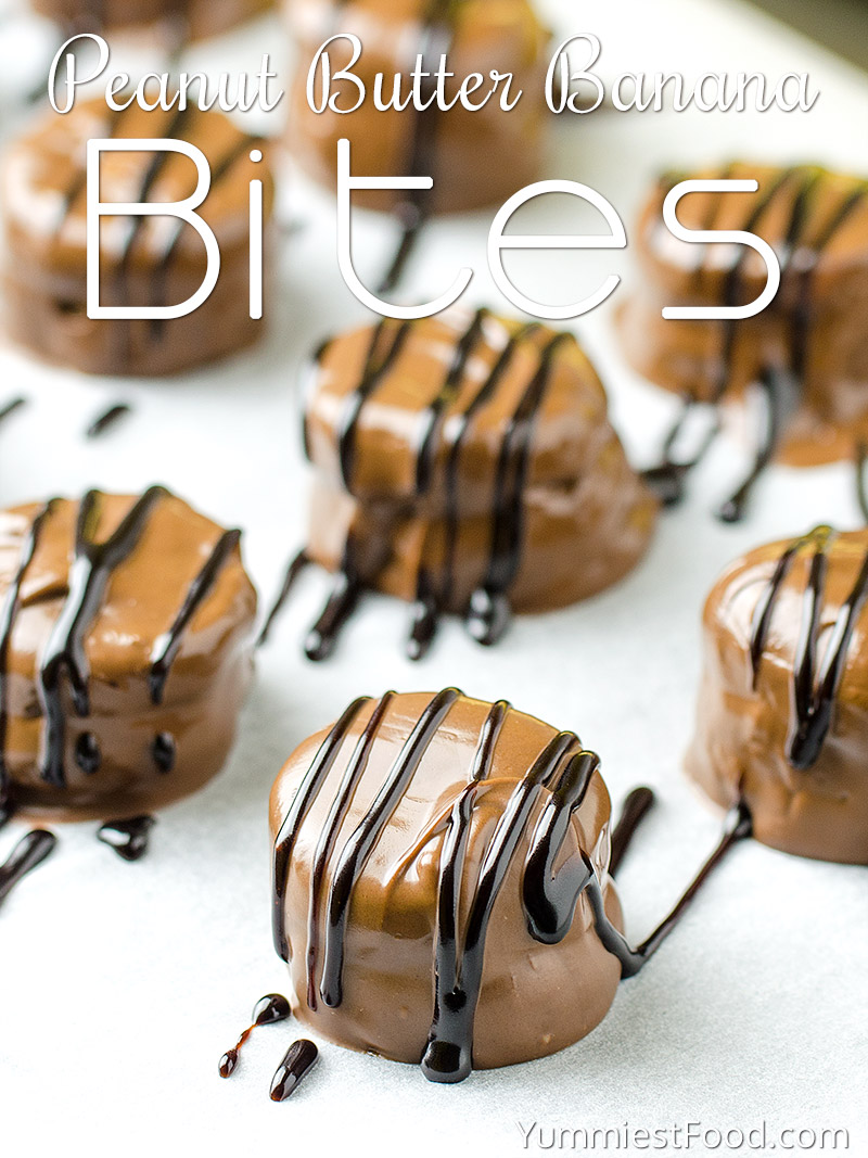 Healthy Peanut Butter Banana Bites Recipe From Yummiest Food Cookbook