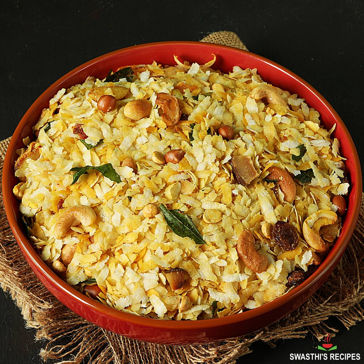 Healthy Poha Recipe Chivda Healthy Recipes Quick Recipe In Just 5