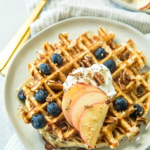 Healthy Protein Waffle Recipe Kim Amp 39 S Cravings