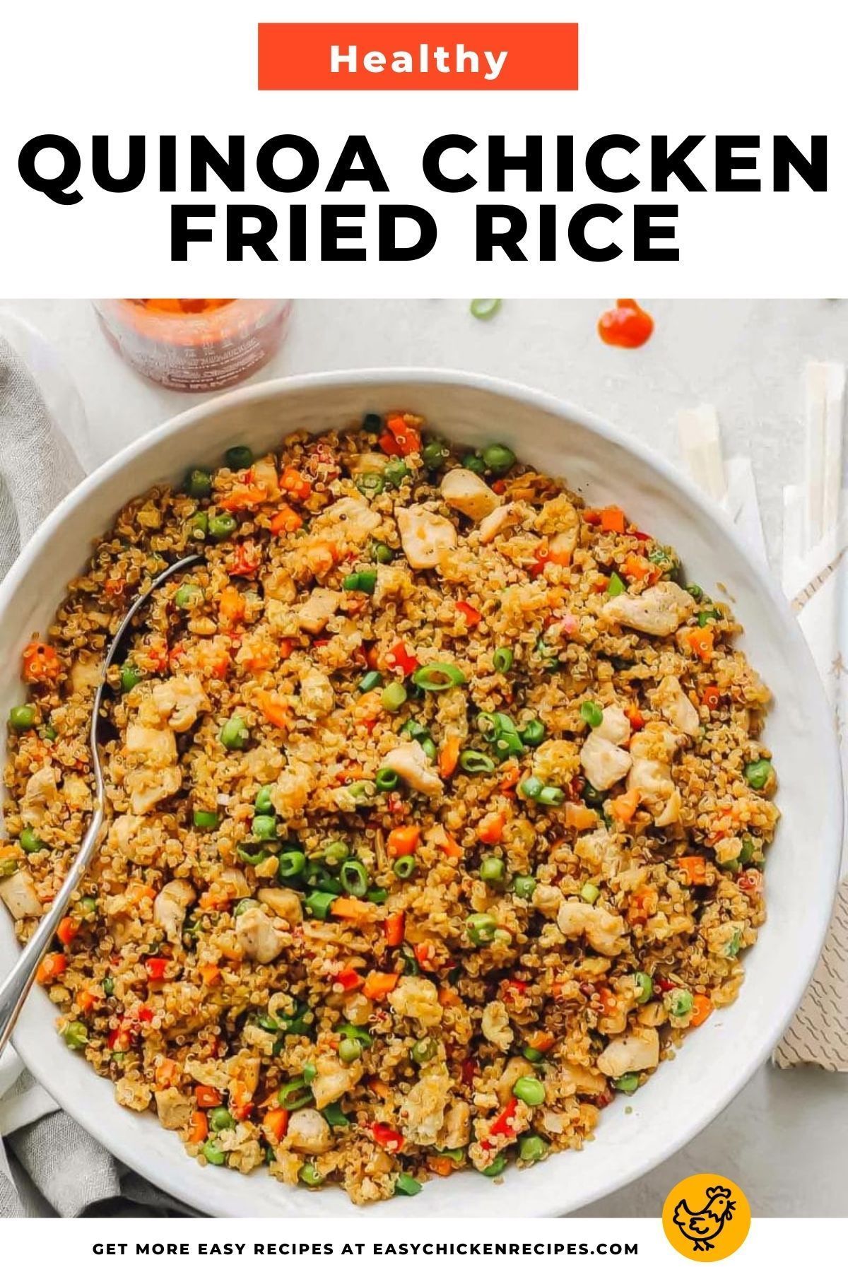 Healthy Quinoa Fried Rice With Chicken And Vegetables