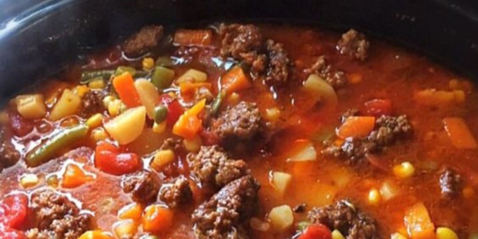 Hearty Crockpot Cowboy Soup Hoverlake Recipe