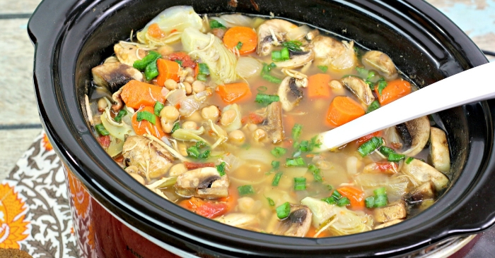 Hearty Slow Cooker Chicken Soup