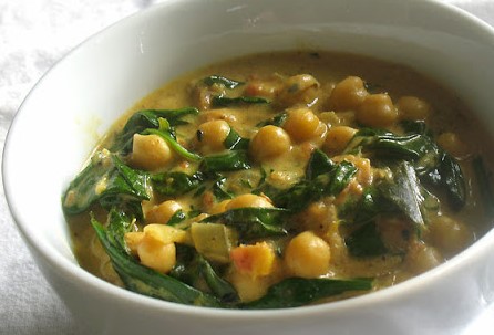 Hearty Spinach Chickpea Soup Delice Recipes