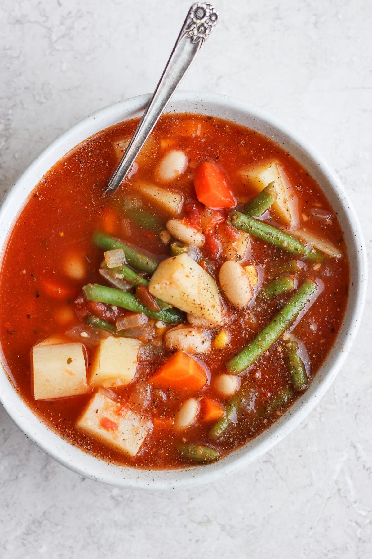 Hearty Vegetable Soup Recipe Fit Foodie Finds