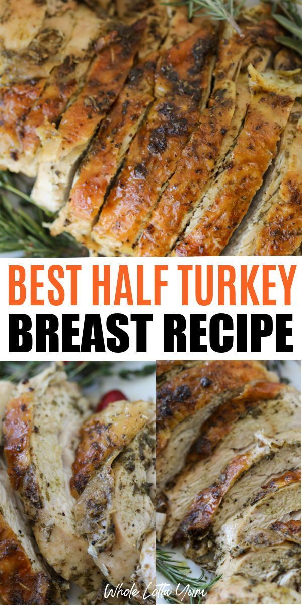 Herb Roast Half Turkey Breast Recipe Whole Lotta Yum