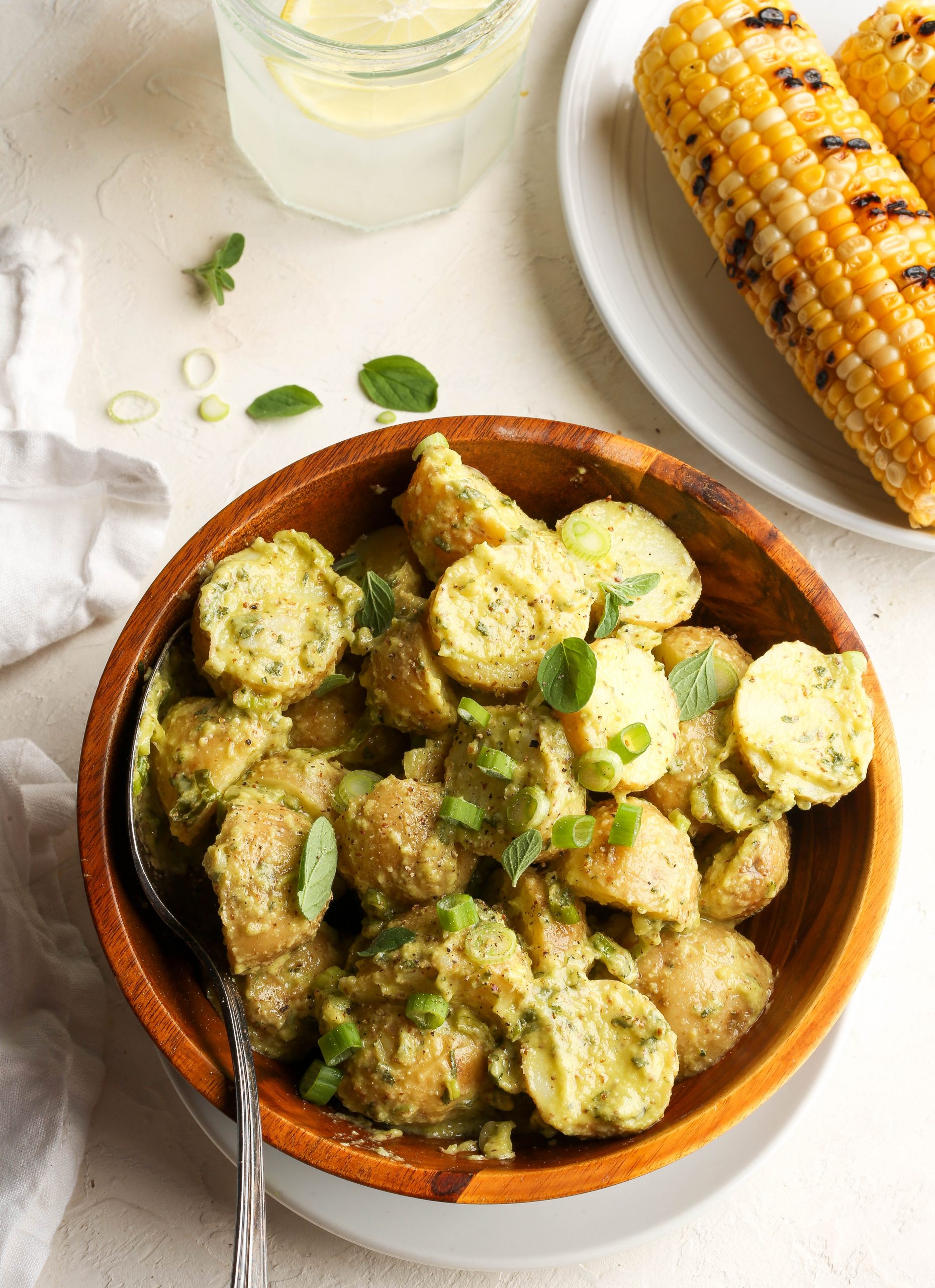 Herbed Potato Salad Is A Light Herb Oil And Vinegar Salad