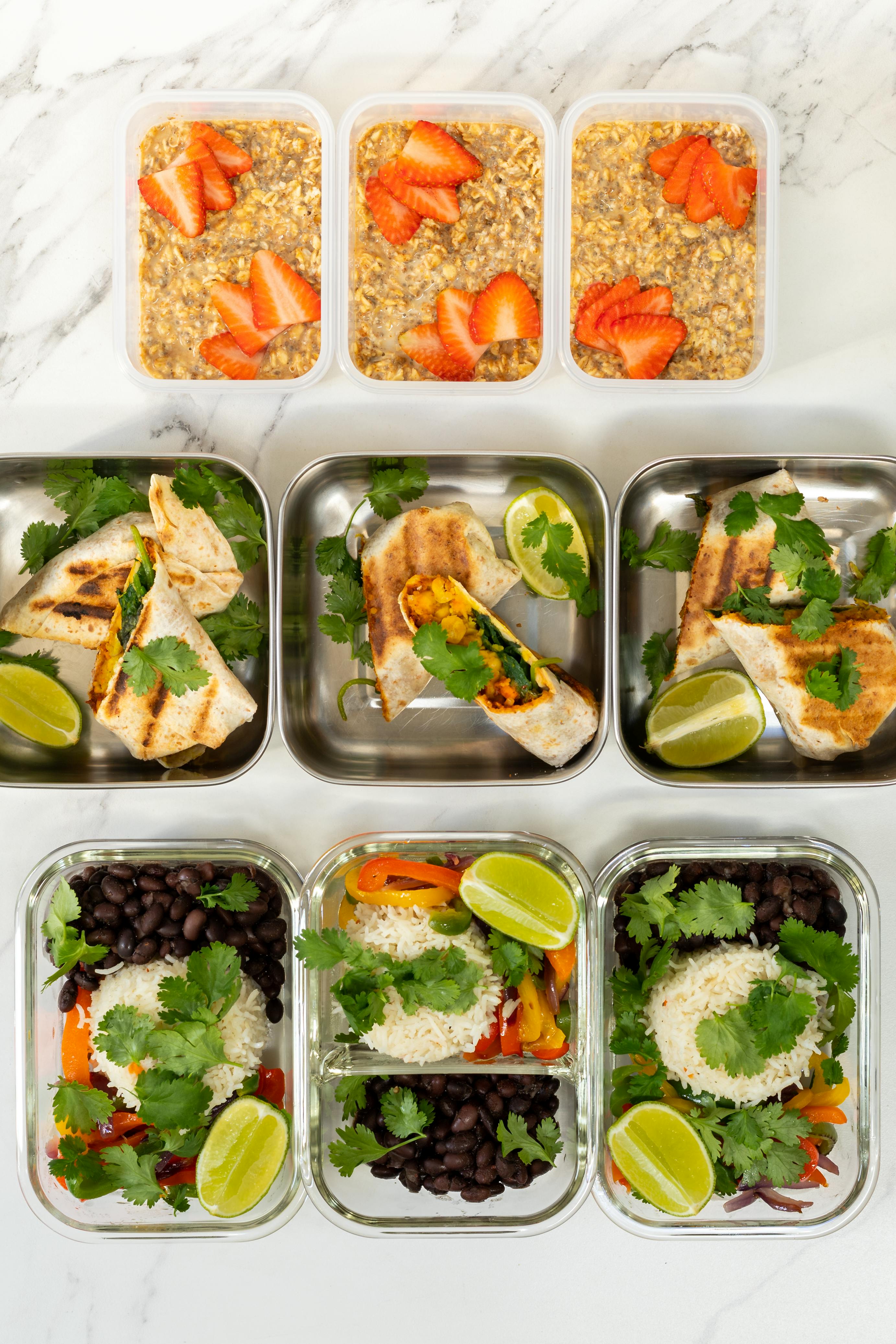 High Protein Vegetarian Meal Prep