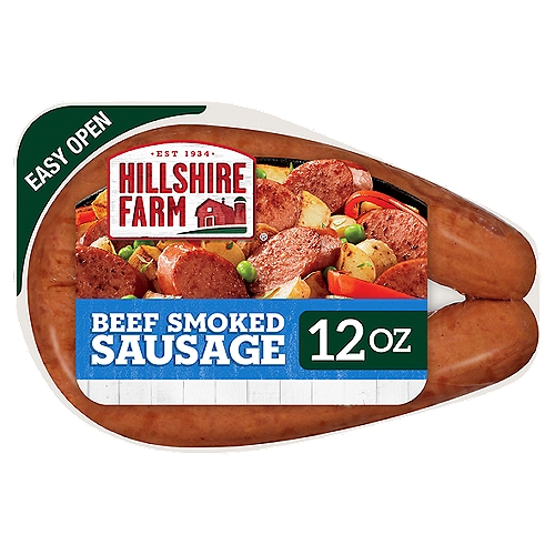 Hillshire Farm Beef Smoked Sausage 12 Oz Fairway