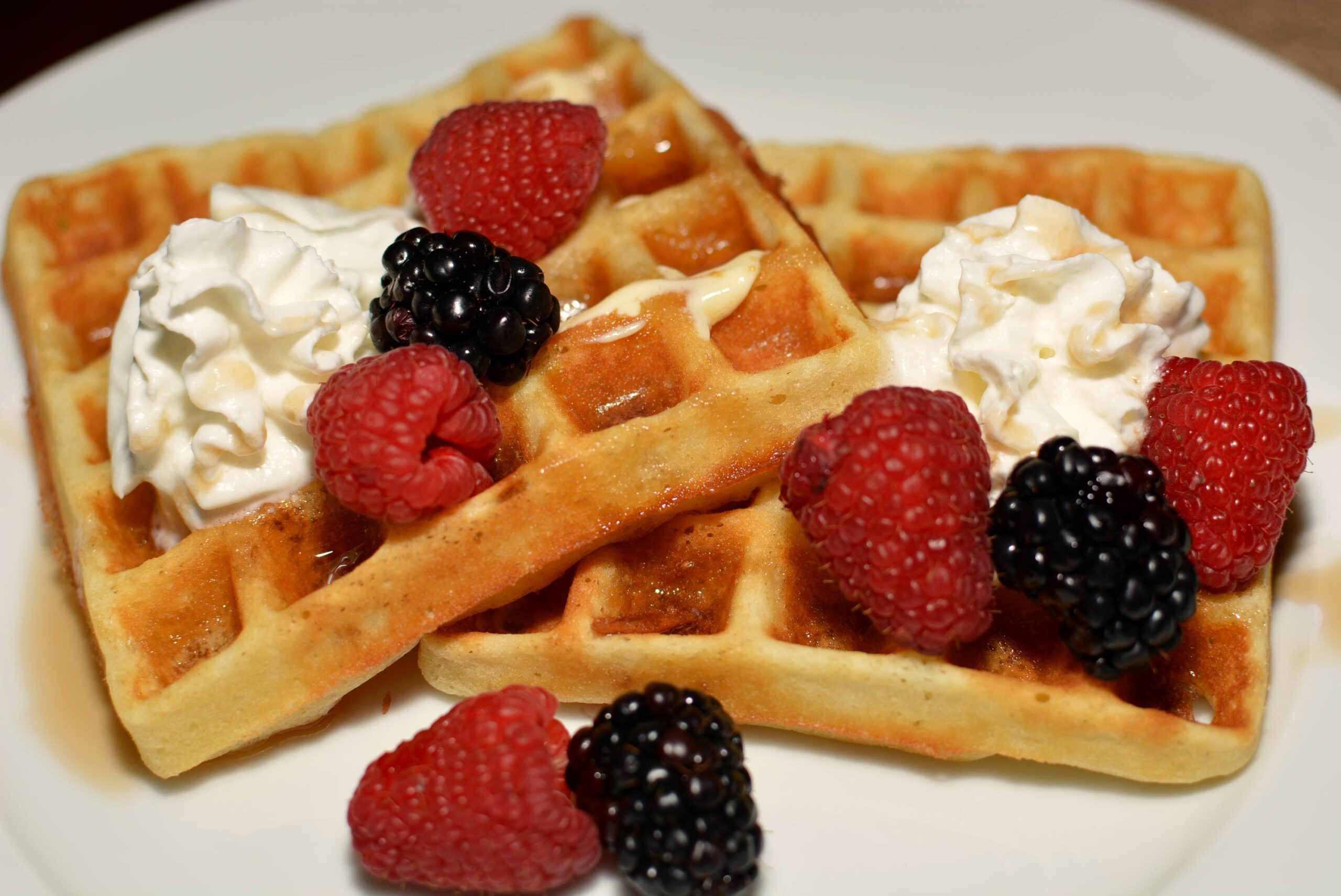 Homemade Belgian Waffles The Cookin Chicks