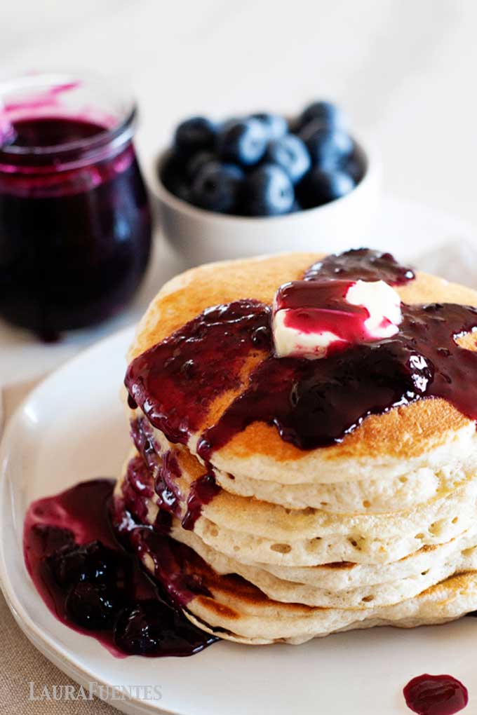 Homemade Blueberry Syrup Recipe Laura Fuentes