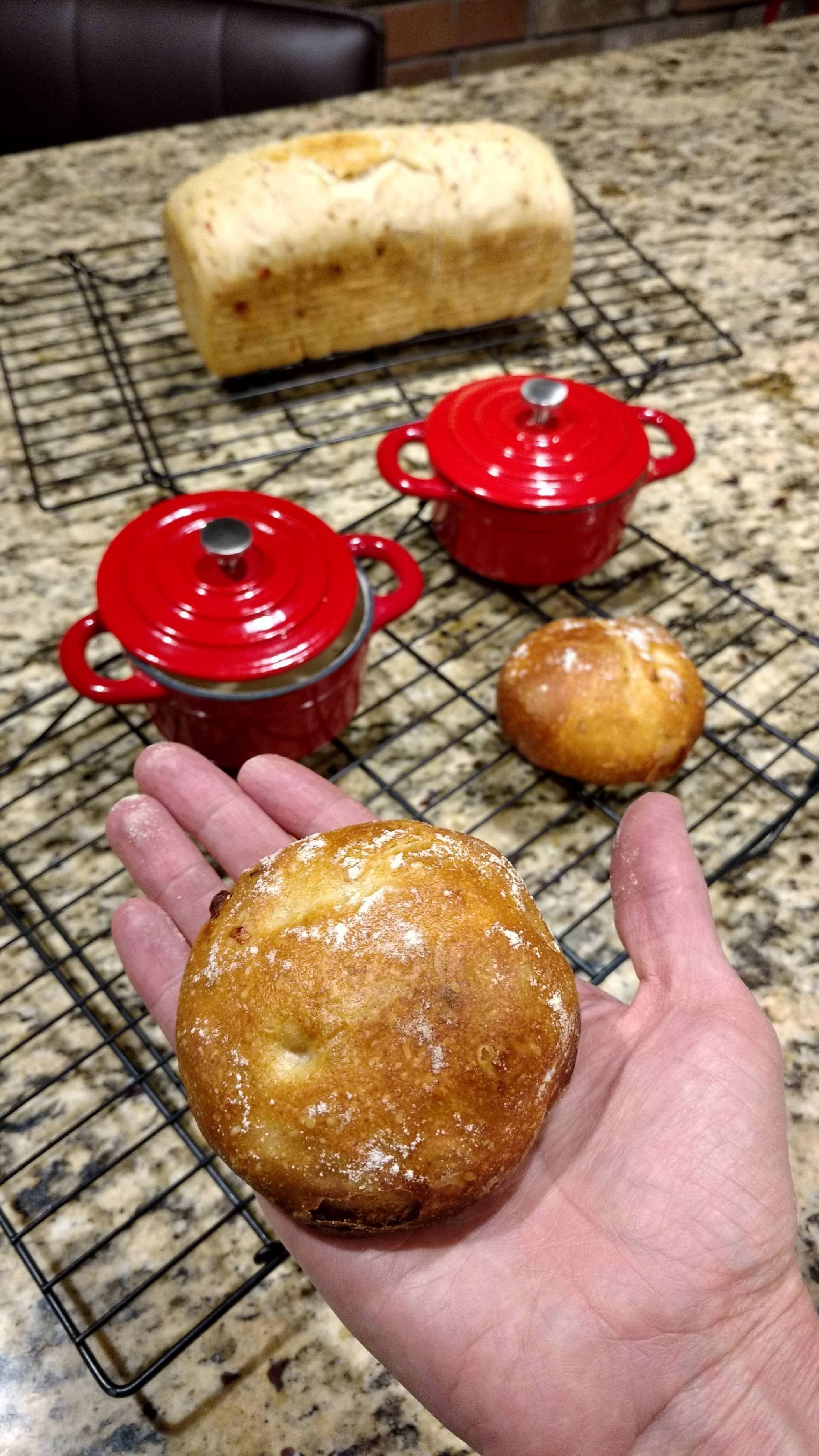 Homemade Bread In Mini Dutch Ovens R Food