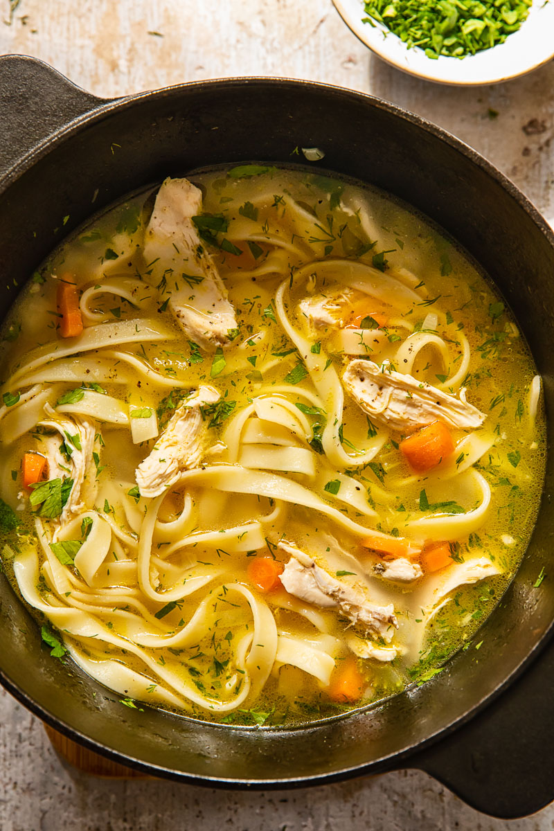 Homemade Chicken Noodle Soup Vikalinka