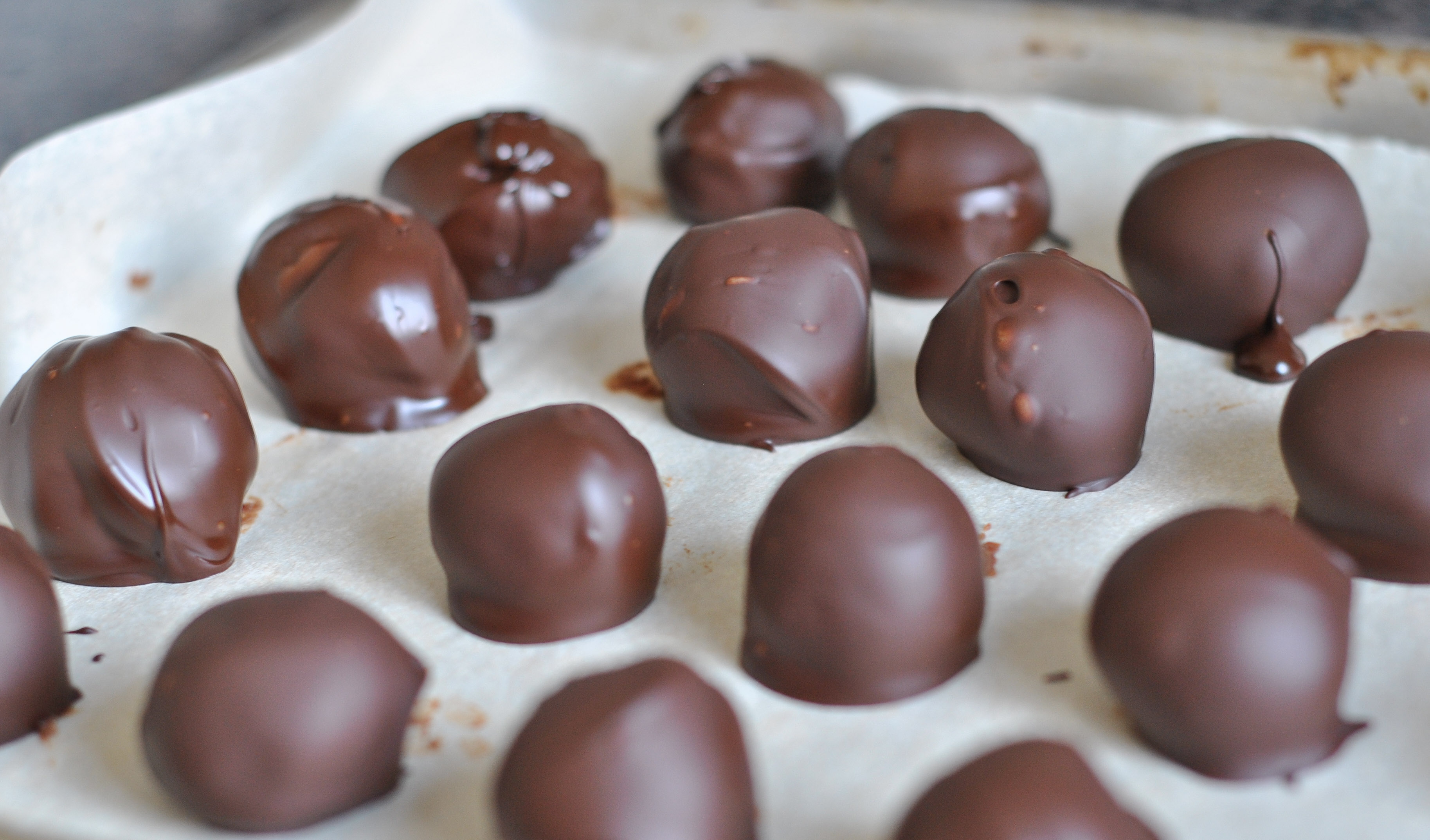 Homemade Chocolate Truffles Strawberries For Supper