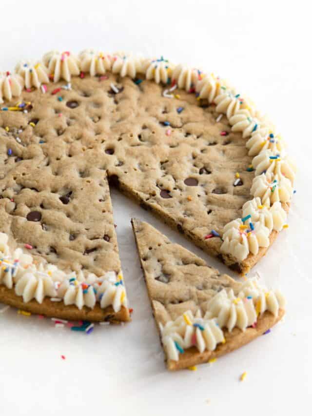 Homemade Cookie Cake Recipe Design Eat Repeat