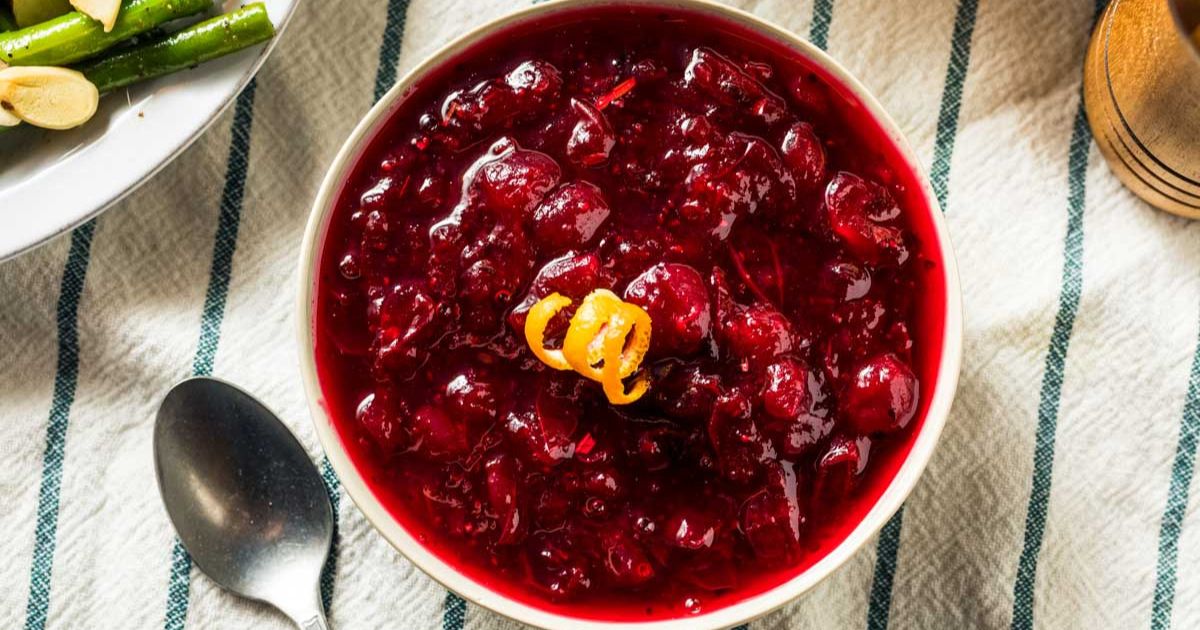 Homemade Cranberry Sauce Tornadough Alli