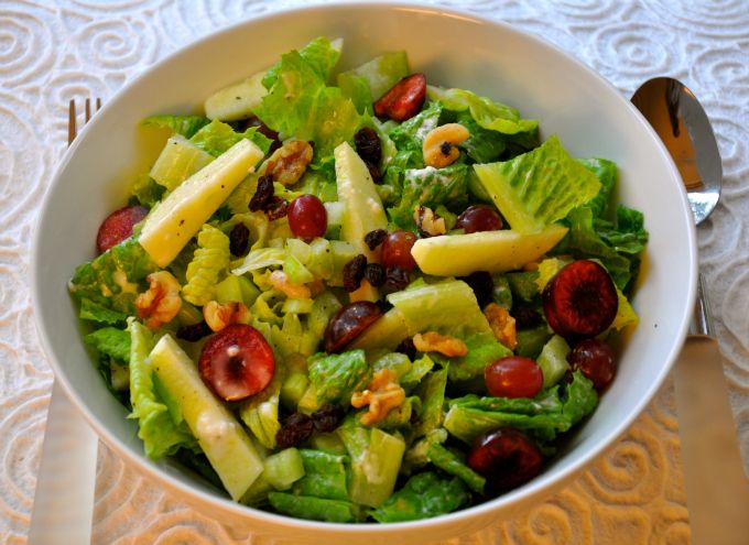 Homemade Crisp Waldorf Salad Pretty Food Delicious Salads Homemade Crisps