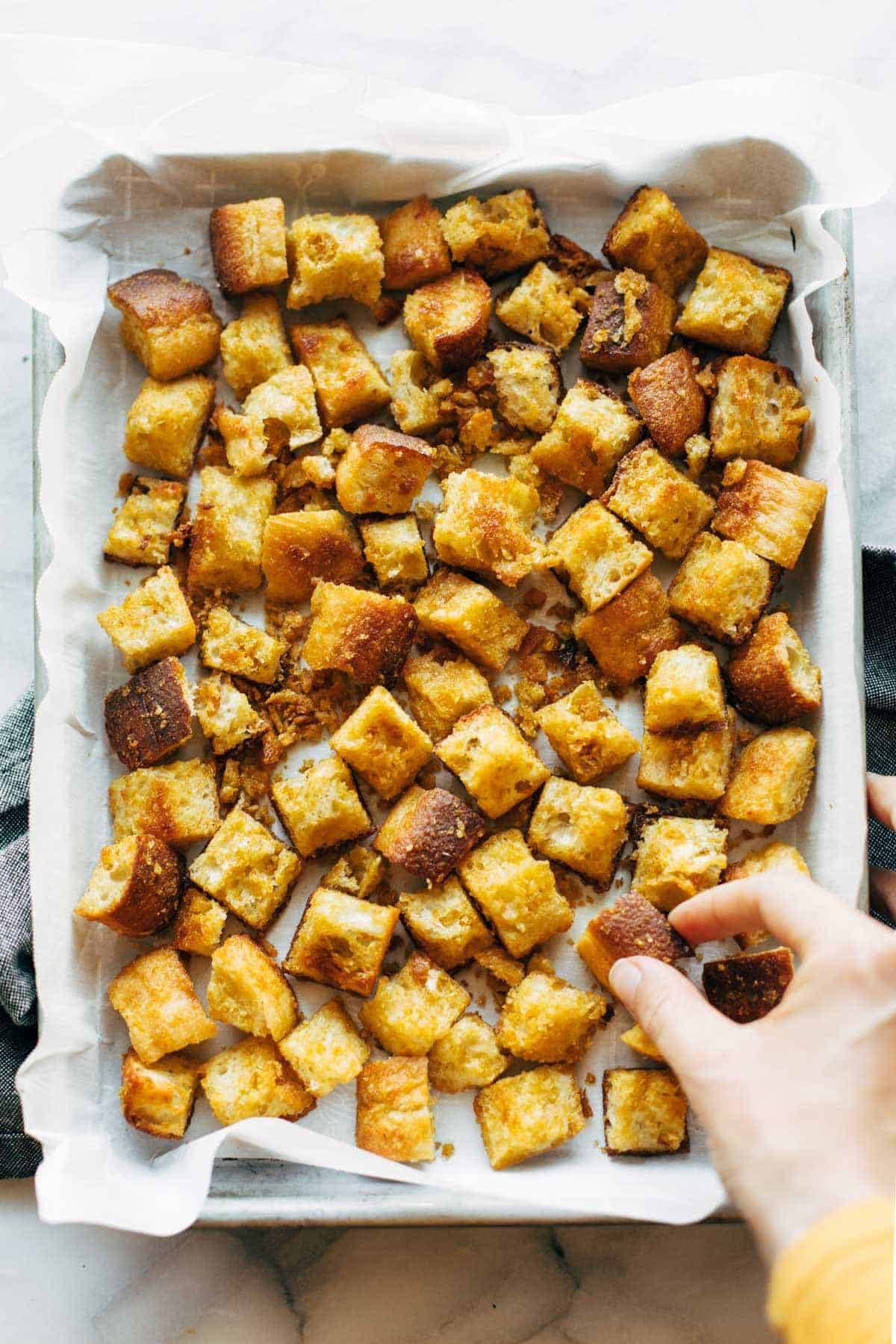 Homemade Croutons Recipe Add A Pinch