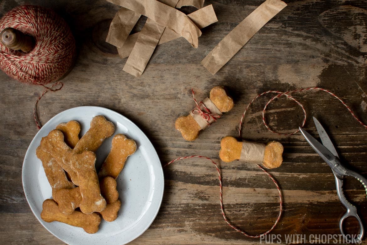 Homemade Grain Free Dog Treats 3 Ingredients Pups With Chopsticks