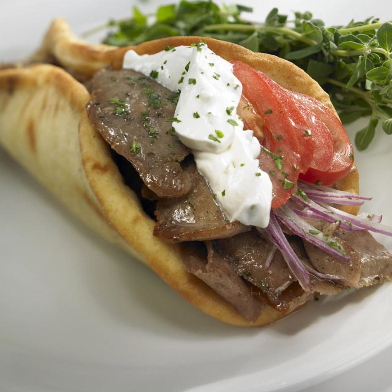 Homemade Greek Gyros With Tzatziki Sauce Recipe Christina S Cucina